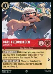 Carl Fredricksen - On the Move