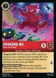 Grandma Wu - Fierce Red Panda