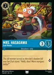 Mrs. Hasagawa - Fruit Vendor