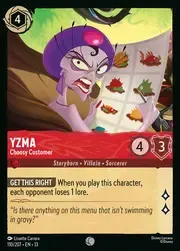 Yzma - Choosy Customer