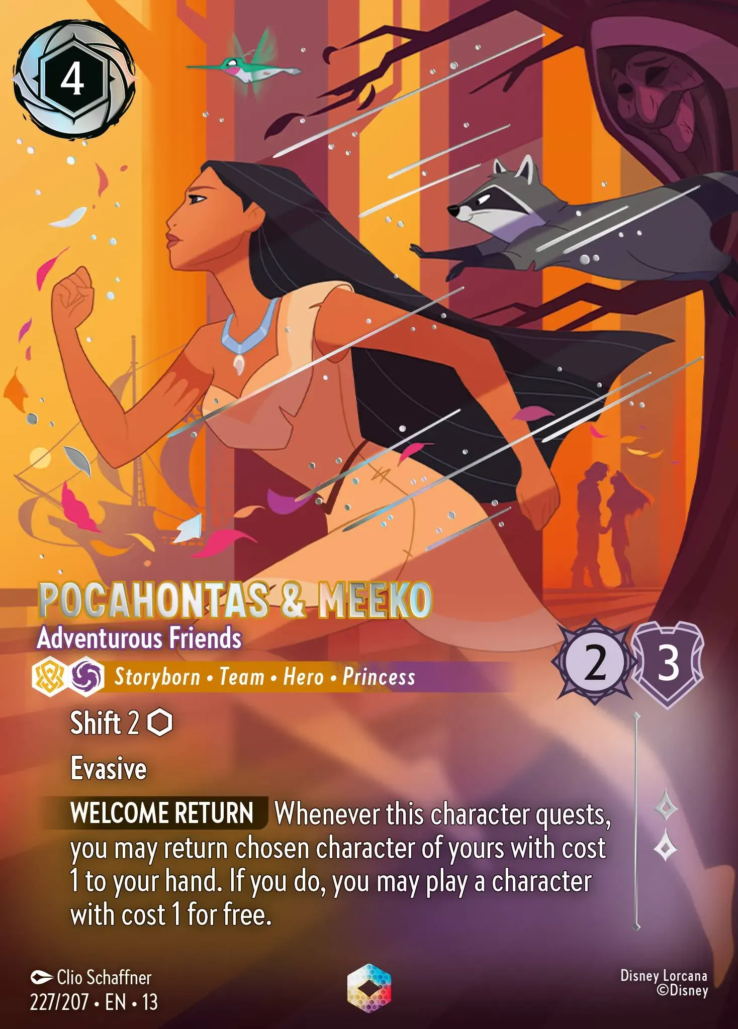 Pocahontas & Meeko - Adventurous Friends