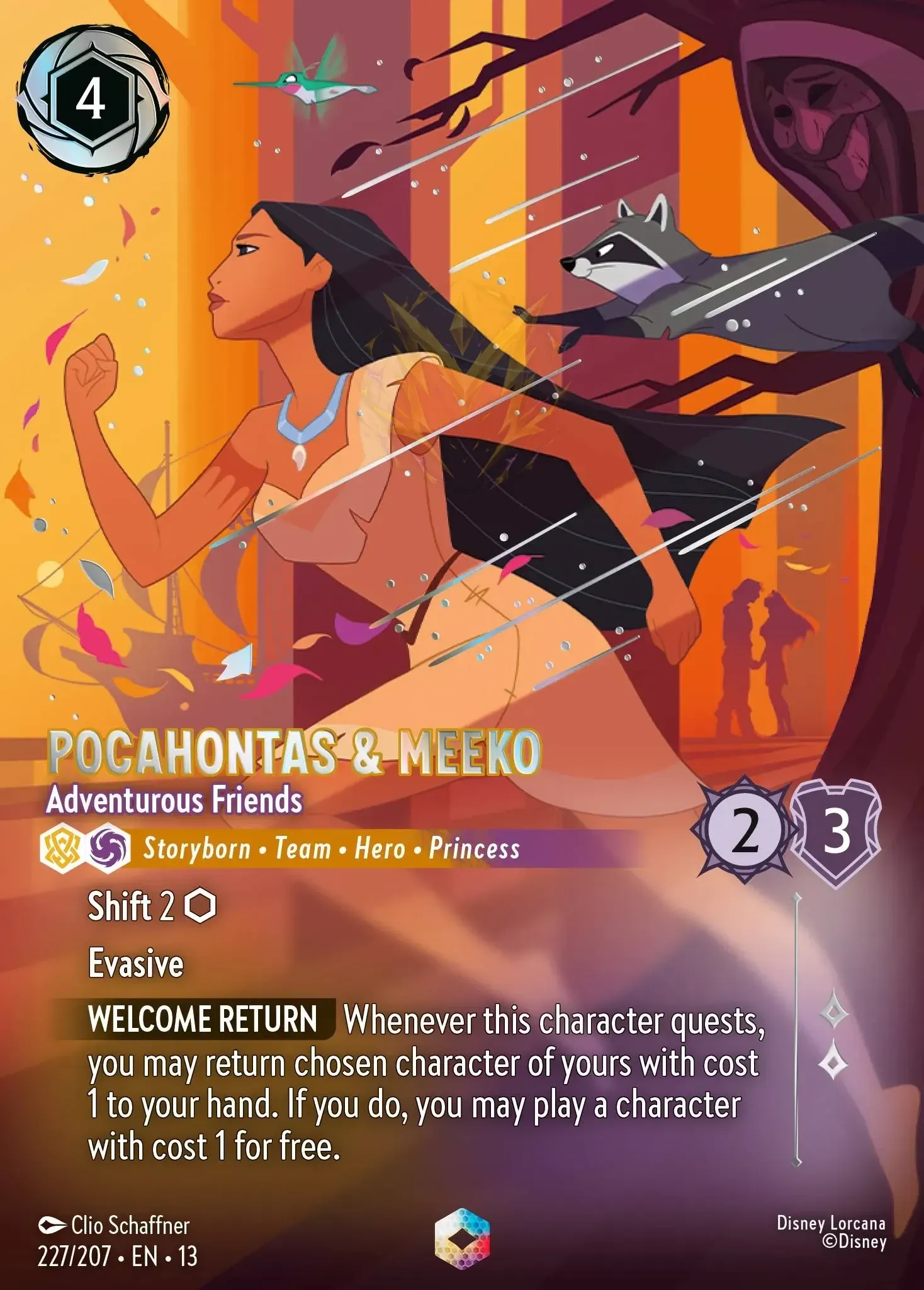 Pocahontas & Meeko - Adventurous Friends