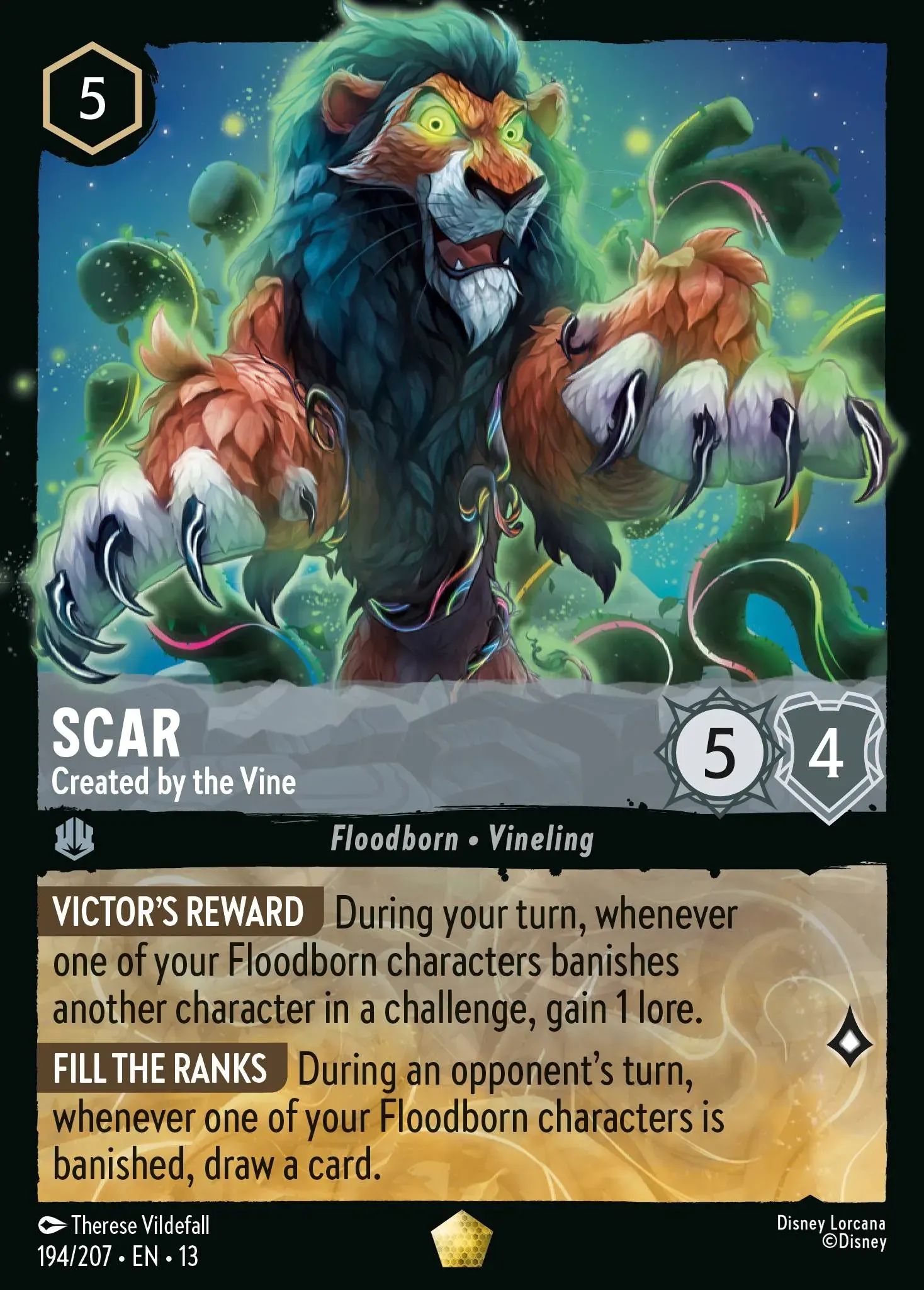 Scar - Created by the Vine