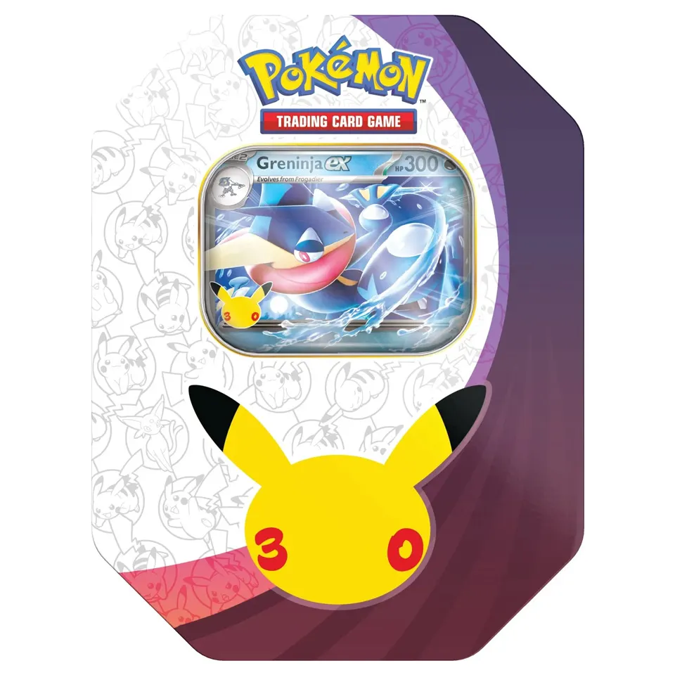 30th Celebration Greninja ex Tin