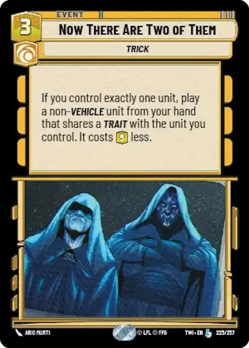 Now There Are Two of Them