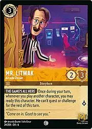 Mr. Litwak - Arcade Owner