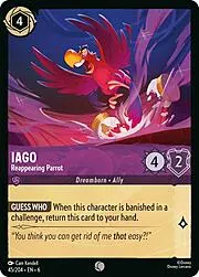 Iago - Reappearing Parrot