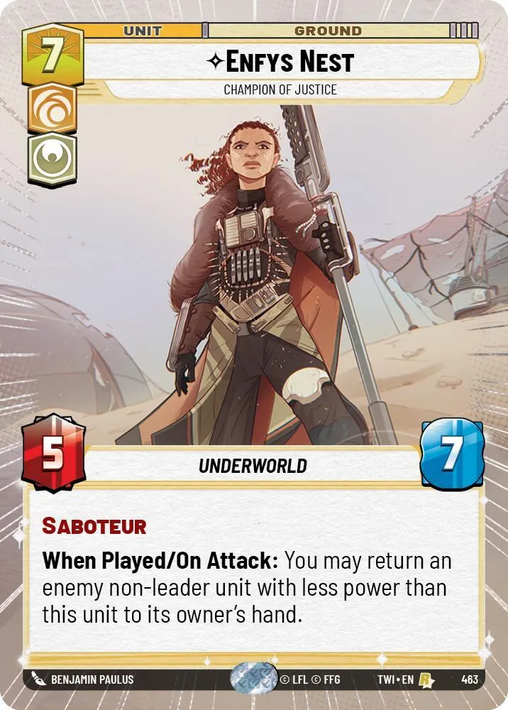 Enfys Nest - Champion of Justice