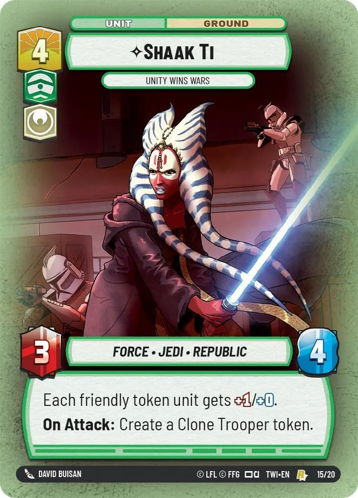 Shaak Ti, Unity Wins Wars