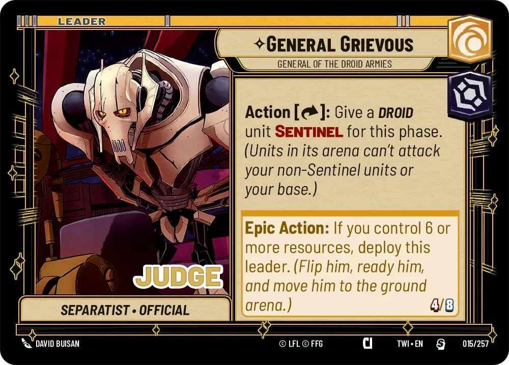 General Grievous, General of the Droid Armies