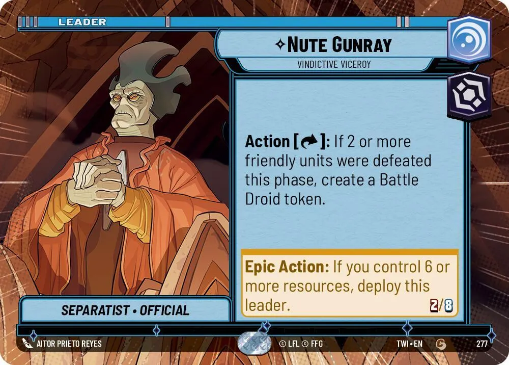 Nute Gunray - Vindictive Viceroy