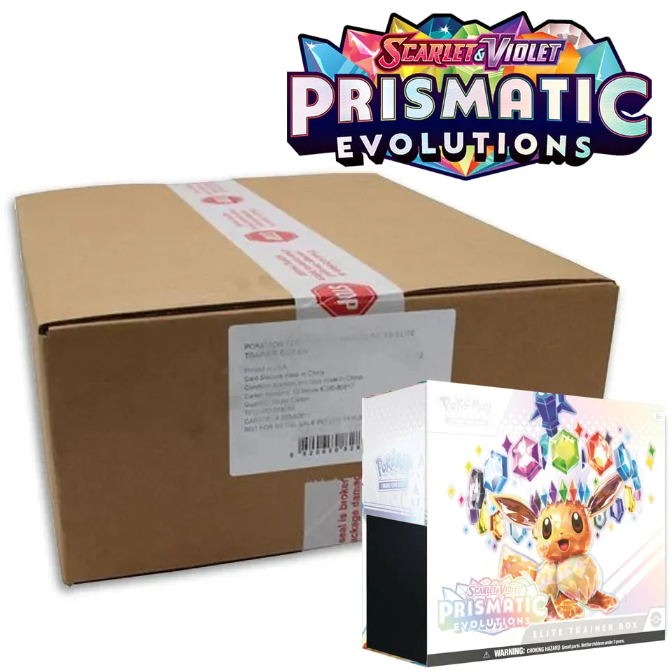 Prismatic Evolutions | 10 Elite Trainer Box Case
