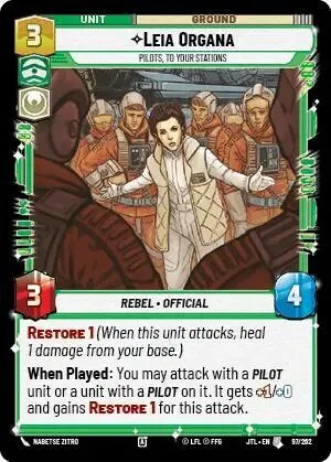 Leia Organa - Pilots, To Your Stations