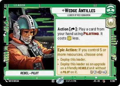 Wedge Antilles - Leader of Red Squadron