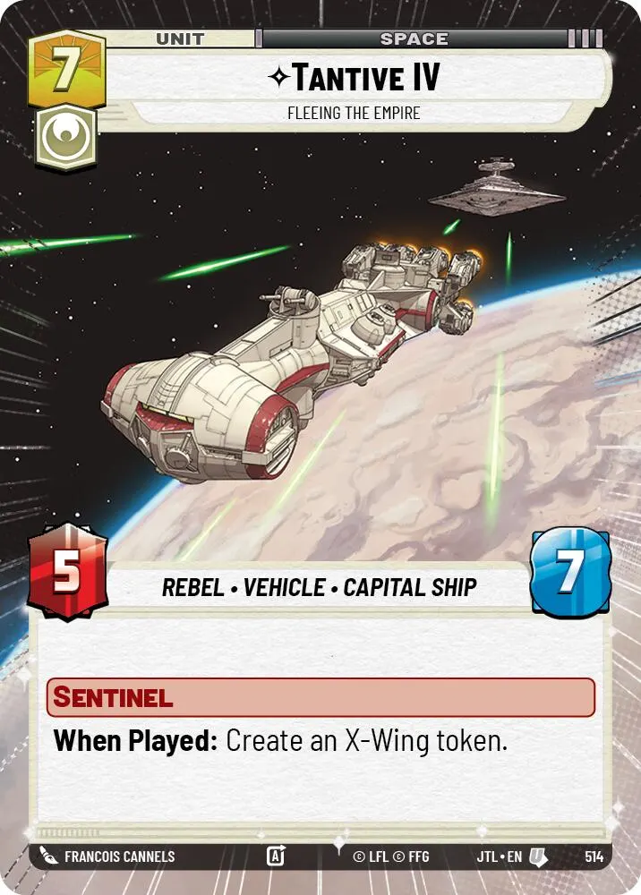 Tantive IV - Fleeing the Empire