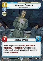 Admiral Yularen - Fleet Coordinator