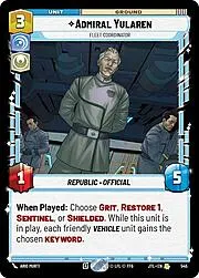 Admiral Yularen - Fleet Coordinator