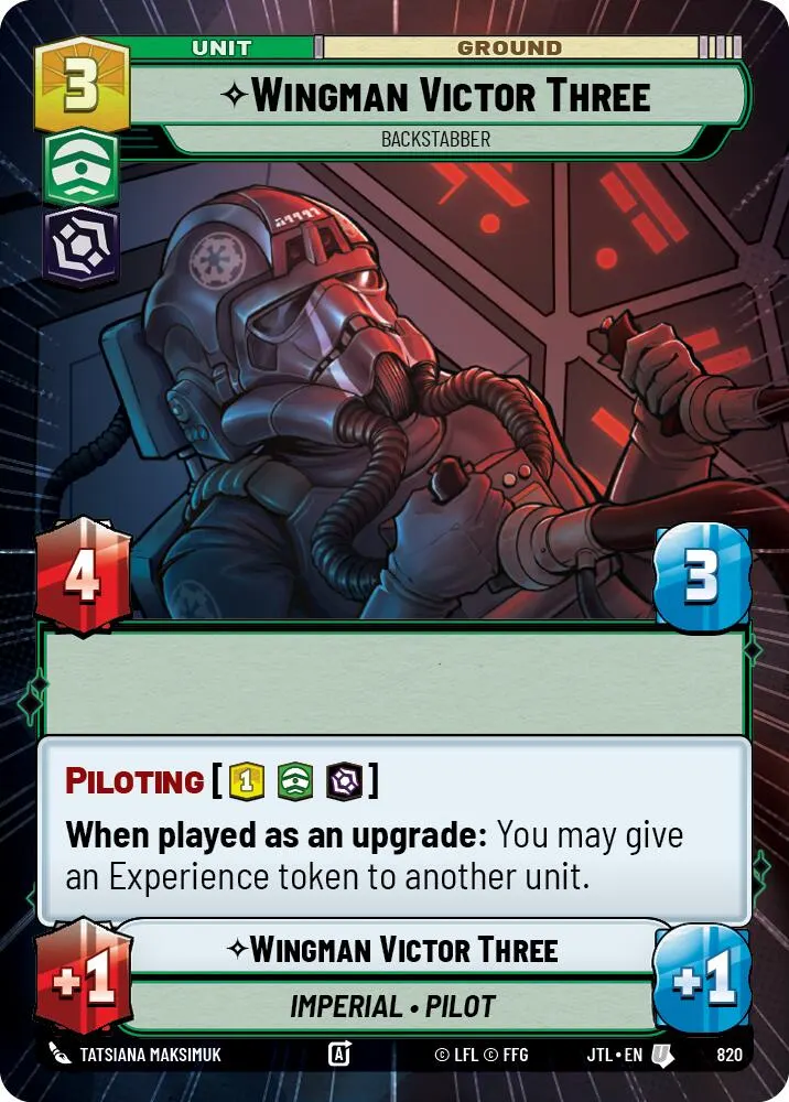 Wingman Victor Three - Backstabber