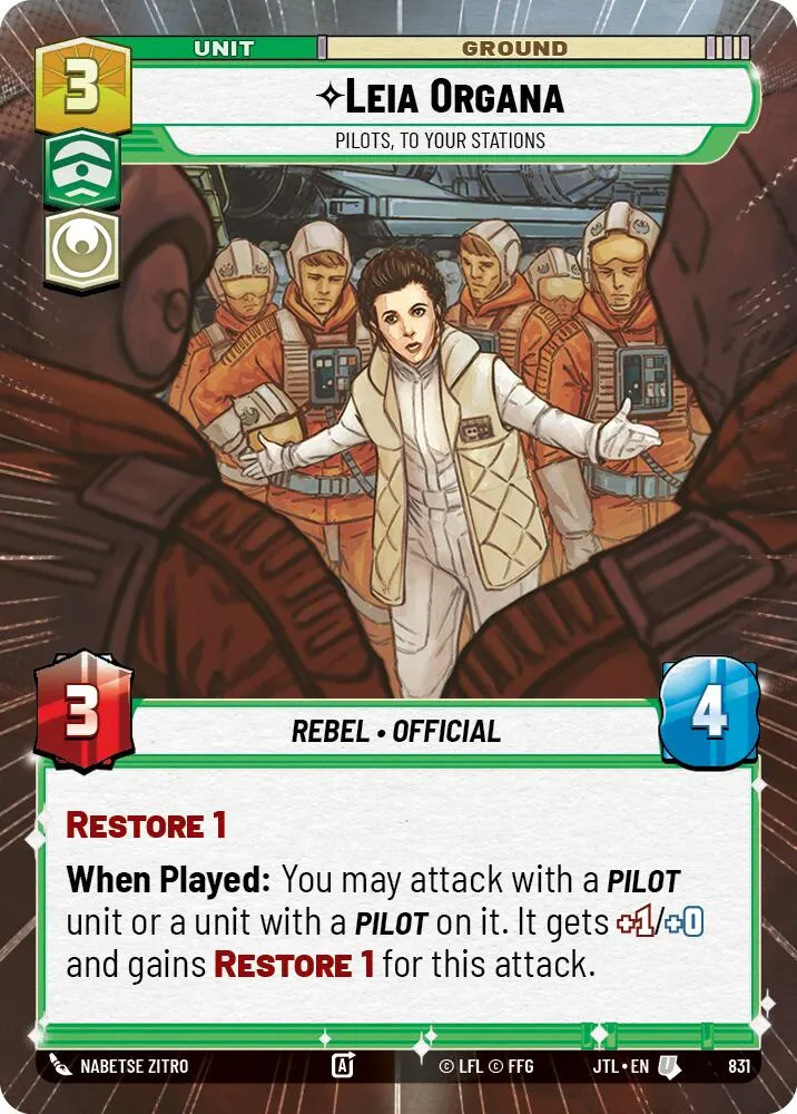 Leia Organa - Pilots, To Your Stations