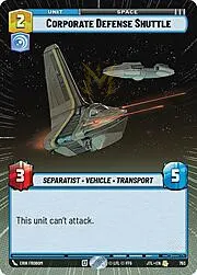 Corporate Defense Shuttle