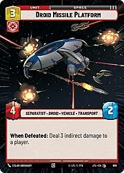 Droid Missile Platform