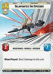 Dilapidated Ski Speeder