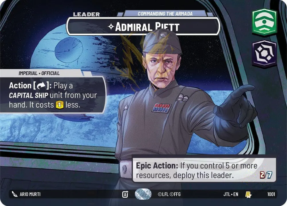 Admiral Piett - Commanding the Armada