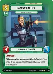 Agent Kallus, Seeking the Rebels
