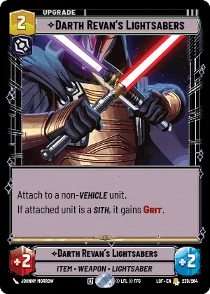 Darth Revan's Lightsabers