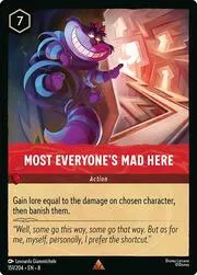 Most Everyone's Mad Here