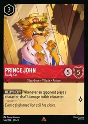 Prince John - Fraidy-Cat