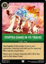 Stopped Chaos in Its tracks
