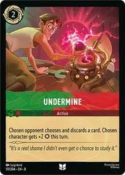 Undermine