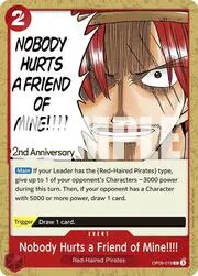 Nobody Hurts a Friend of Mine!!!!
