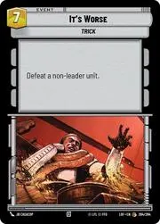 It's Worse