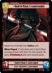 Darth Mauls Lightsaber