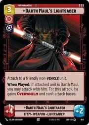 Darth Mauls Lightsaber