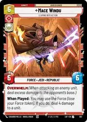 Mace Windu - Leaping into Action