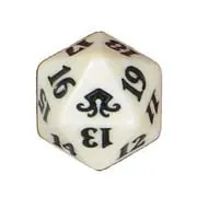 Eldritch Moon: D20 Die (White)