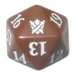 Khans of Tarkir: D20 Die (Brown)