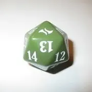 Fate Reforged: D20 Die (Green)
