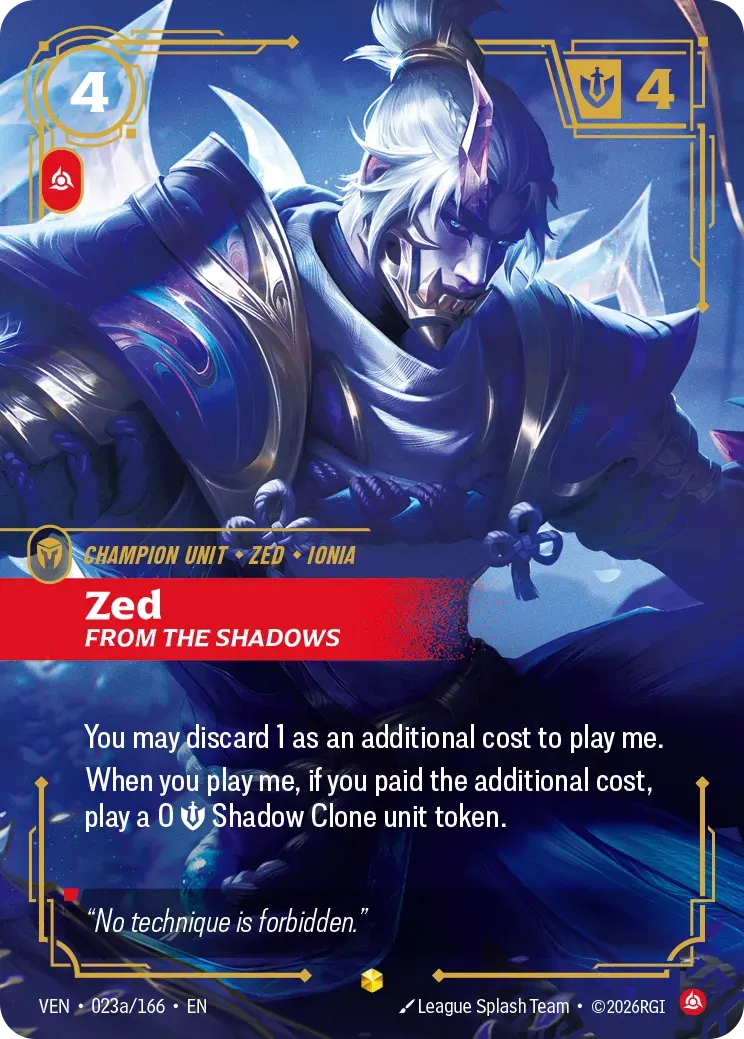 Zed - From the Shadows