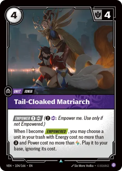 Tail-Cloaked Matriarch