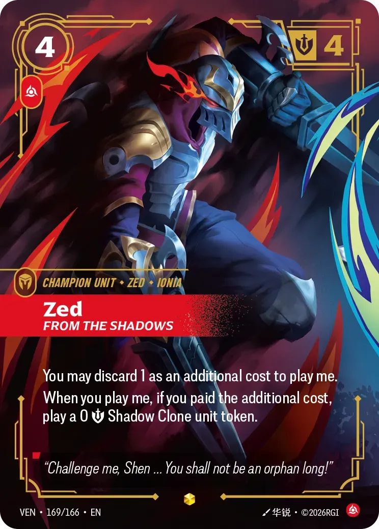 Zed - From the Shadows