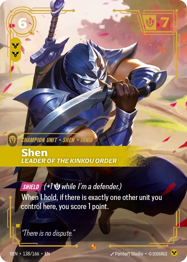 Shen - Leader of the Kinkou Order