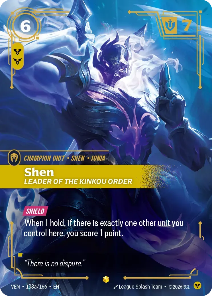 Shen - Leader of the Kinkou Order