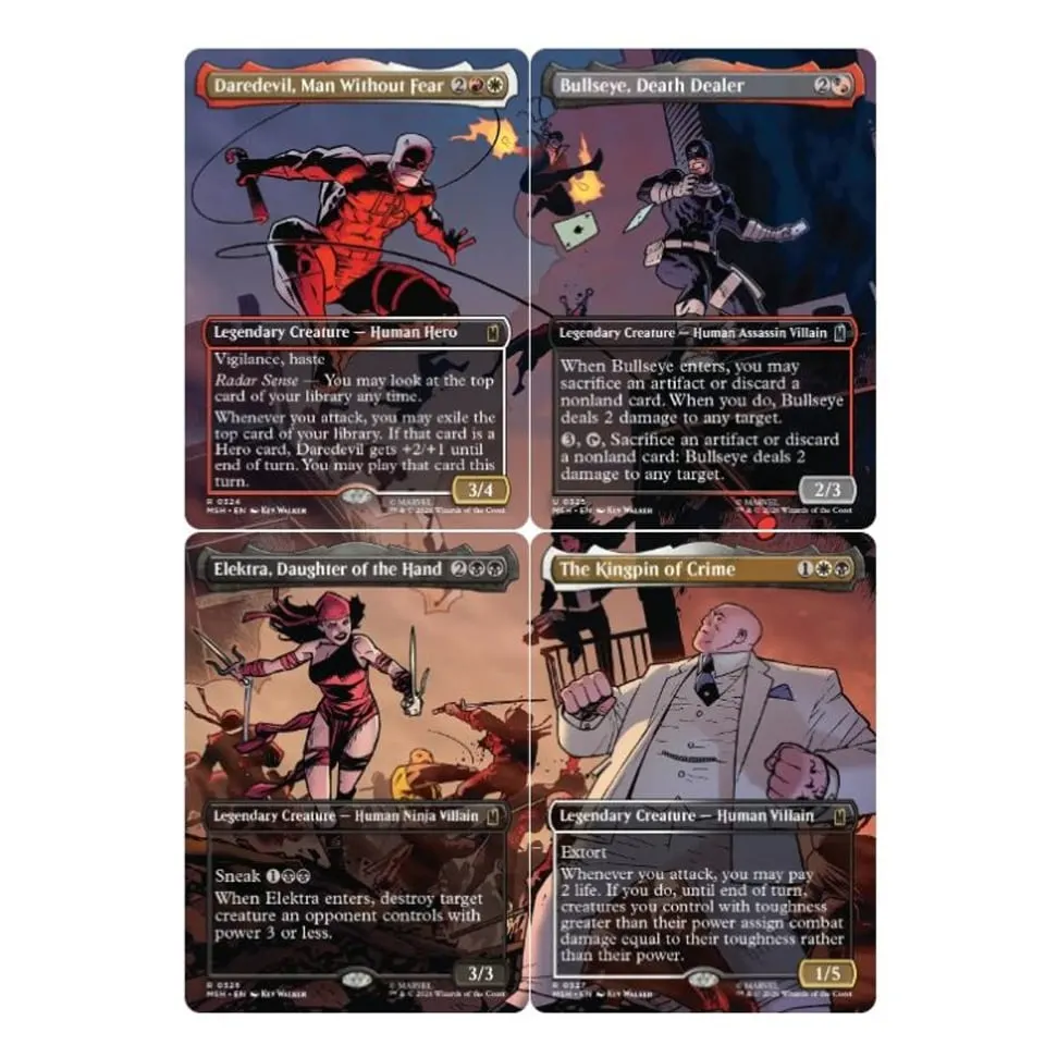 Marvel Super Heroes: "Daredevil Street Fight" Scene Set