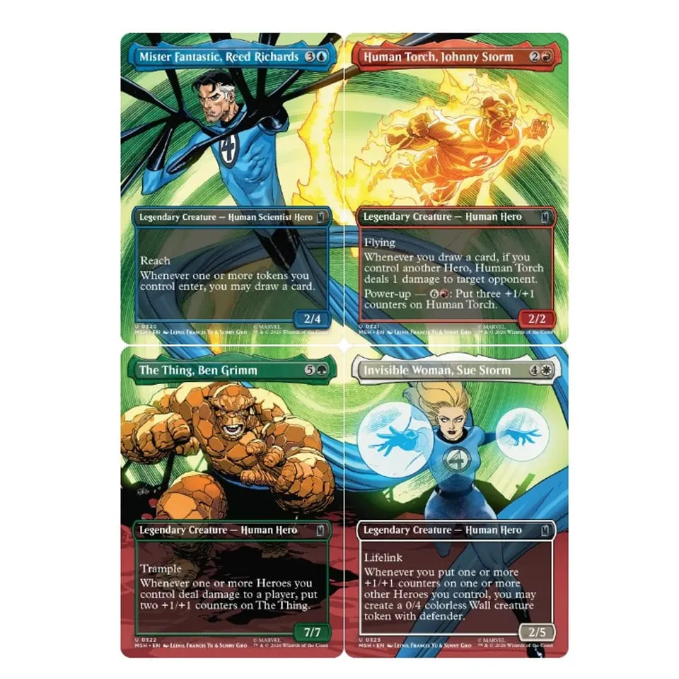 Marvel Super Heroes: "Fantastic Family" Scene Set