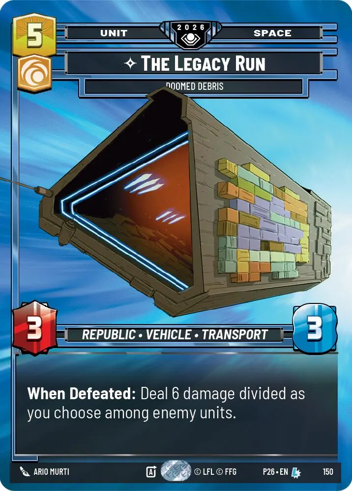 The Legacy Run - Doomed Debris