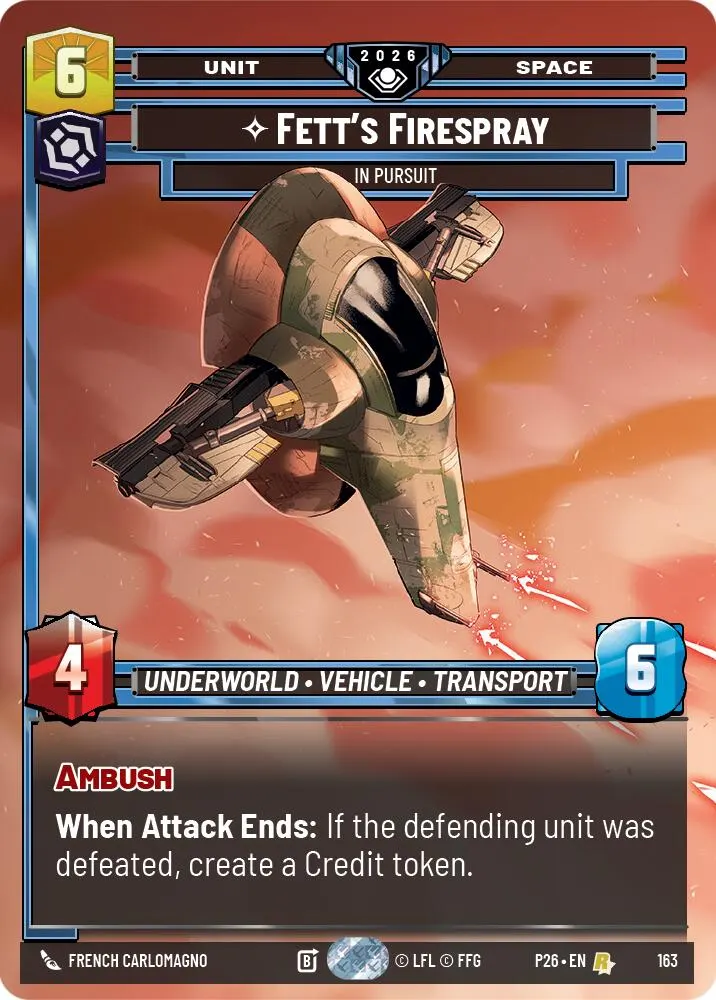 Fett's Firespray - In Pursuit